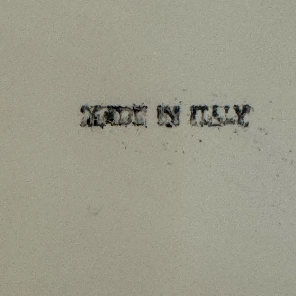 Large Italian wall platter in Neapolitan majolica green border and Grapes - Picture 5 of 8